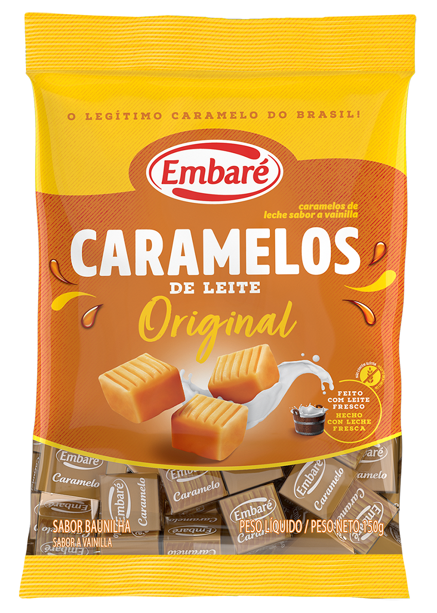 Caramelo de Leite Sabor Baunilha – 150g