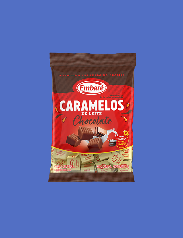 Caramelo de Leite Sabor Chocolate – 150g