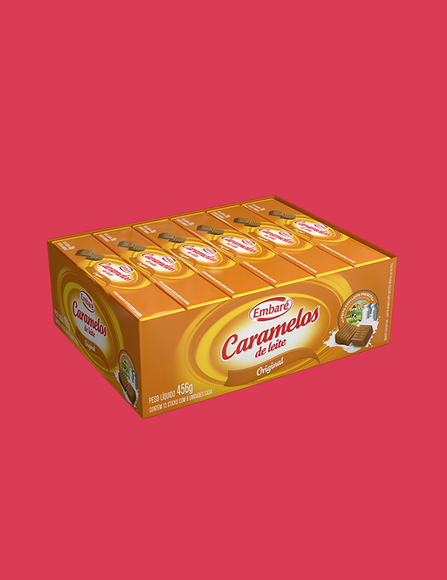 Caramelo Stick Sabor Baunilha – 456g