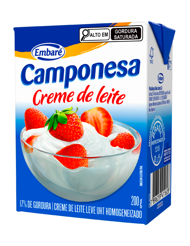 Creme de Leite 17% – 200g