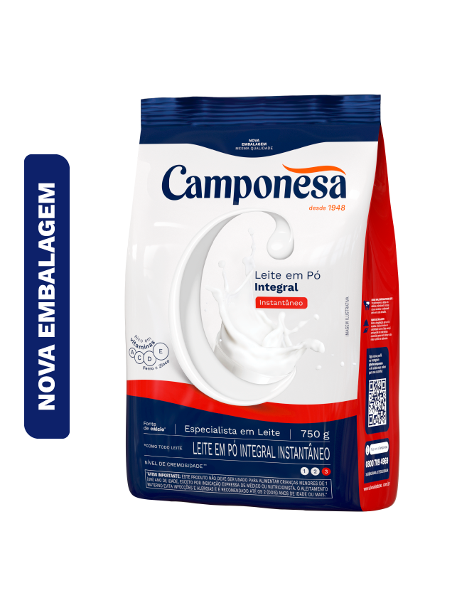 Leite em Pó Instantâneo – 750g