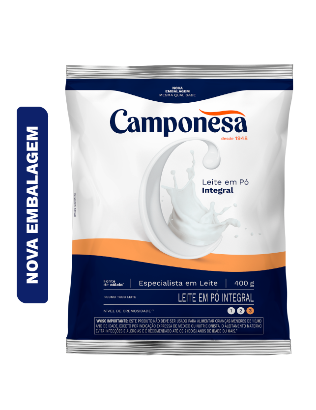 Leite em Pó Integral – 400g