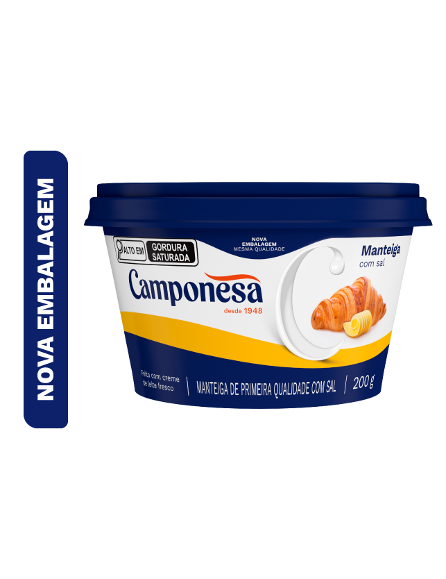 Manteiga Com Sal – 200g