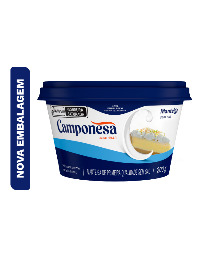 Manteiga Sem Sal – 200g