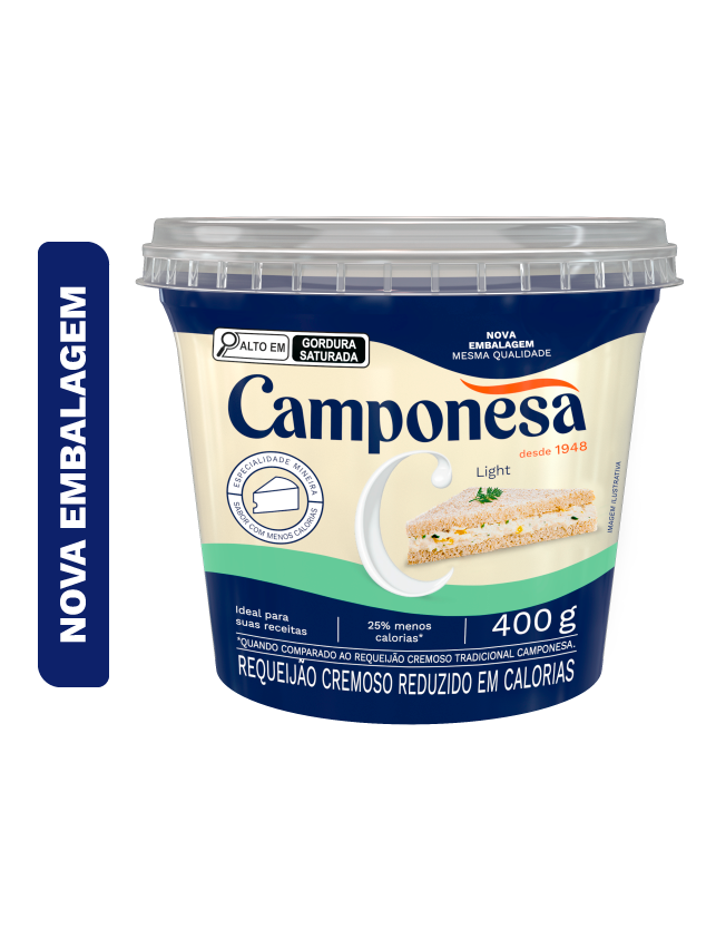 Requeijão Cremoso Light – 400g